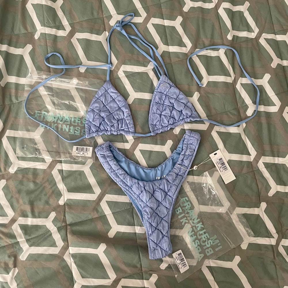 Frankies Bikinis Tia Puff Top & Katarina Puff Bottom